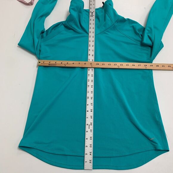 Nike Running Relay Midweight Pullover Sweater Womens M Medium Blue Turtleneck - Picture 8 of 14